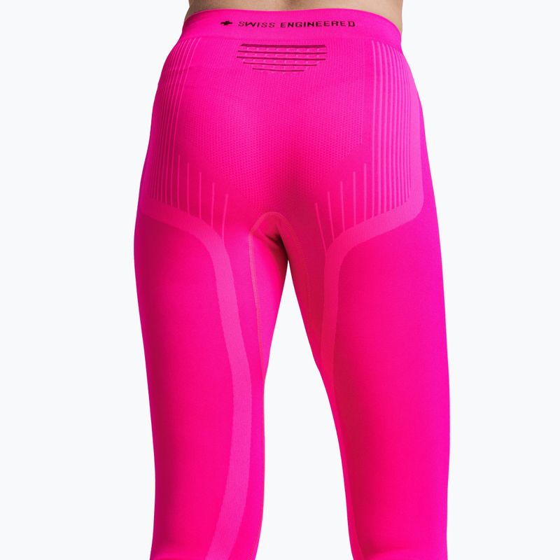 Dámské termo kalhoty X-Bionic Invent Graphics fluo pink/x white 5