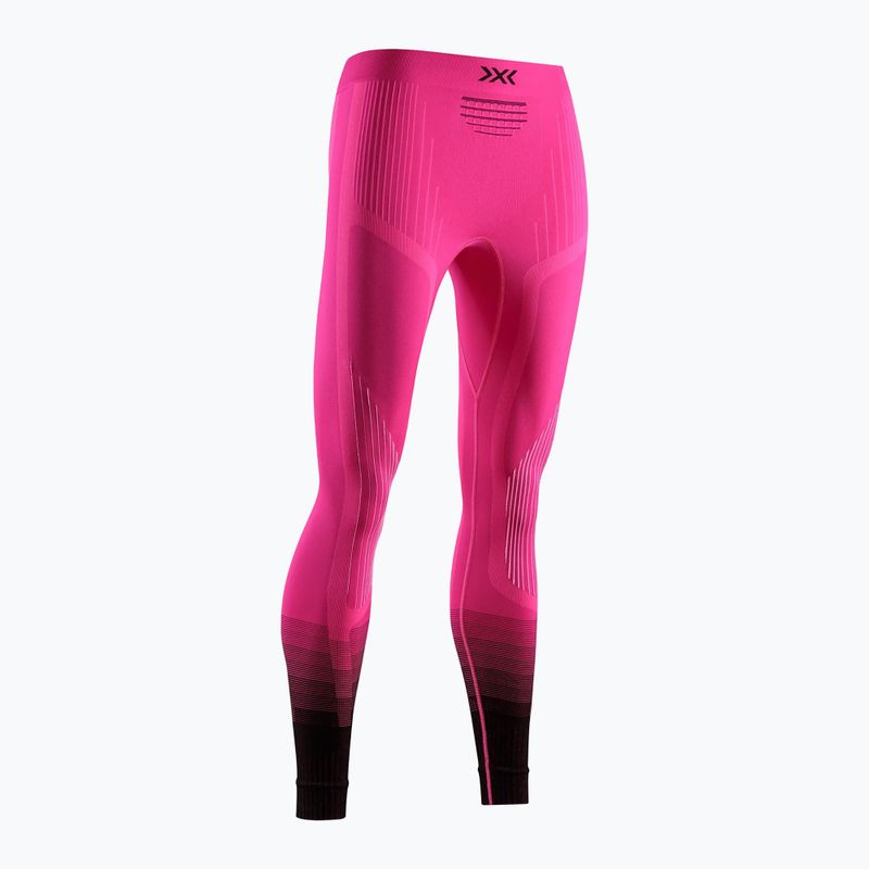 Dámské termo kalhoty X-Bionic Invent Graphics fluo pink/x white 8