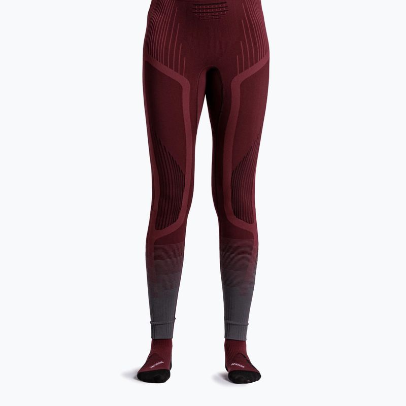 Dámské termo kalhoty X-Bionic Invent Graphics oxide red/x black