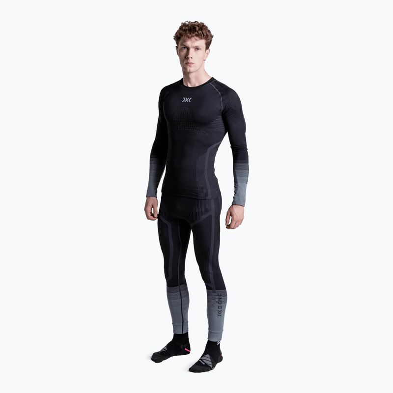 Pánská termo mikina X-Bionic Invent Graphics LS x black/dark grey 2