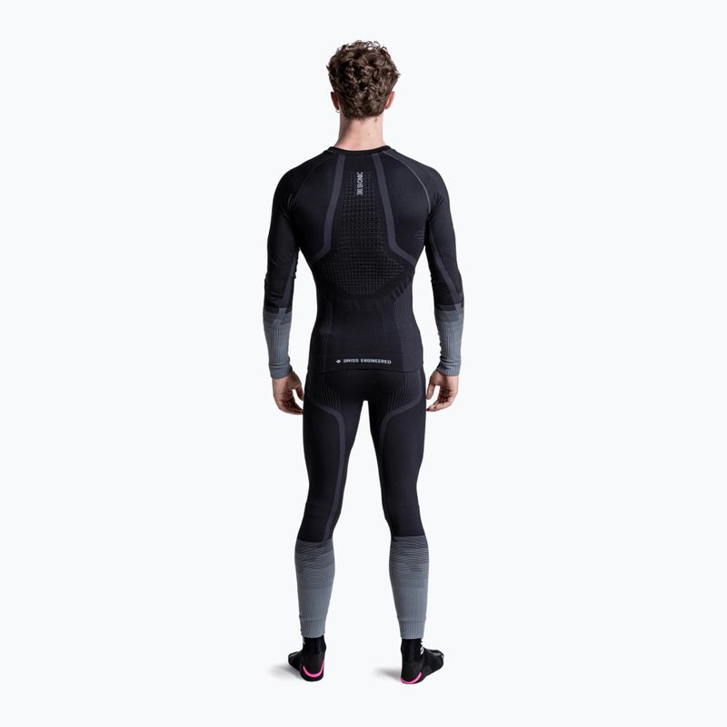 Pánská termo mikina X-Bionic Invent Graphics LS x black/dark grey 4