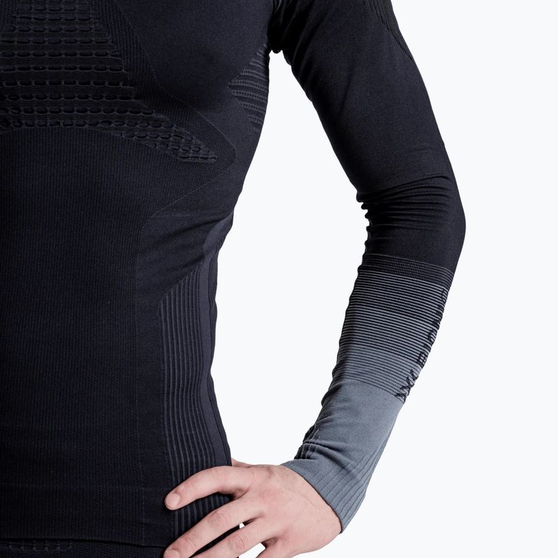 Pánská termo mikina X-Bionic Invent Graphics LS x black/dark grey 8