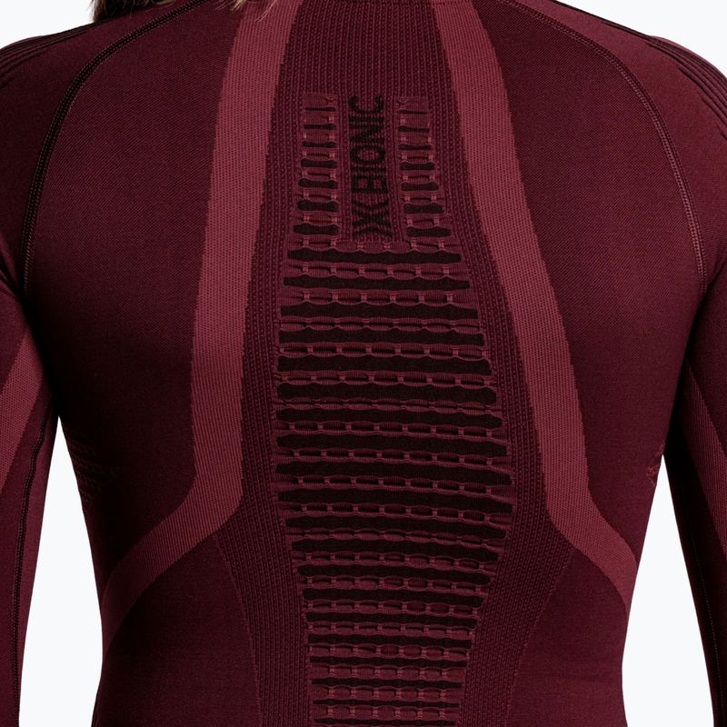 Dámská termo mikina X-Bionic Invent Graphics LS oxide red/x black 8