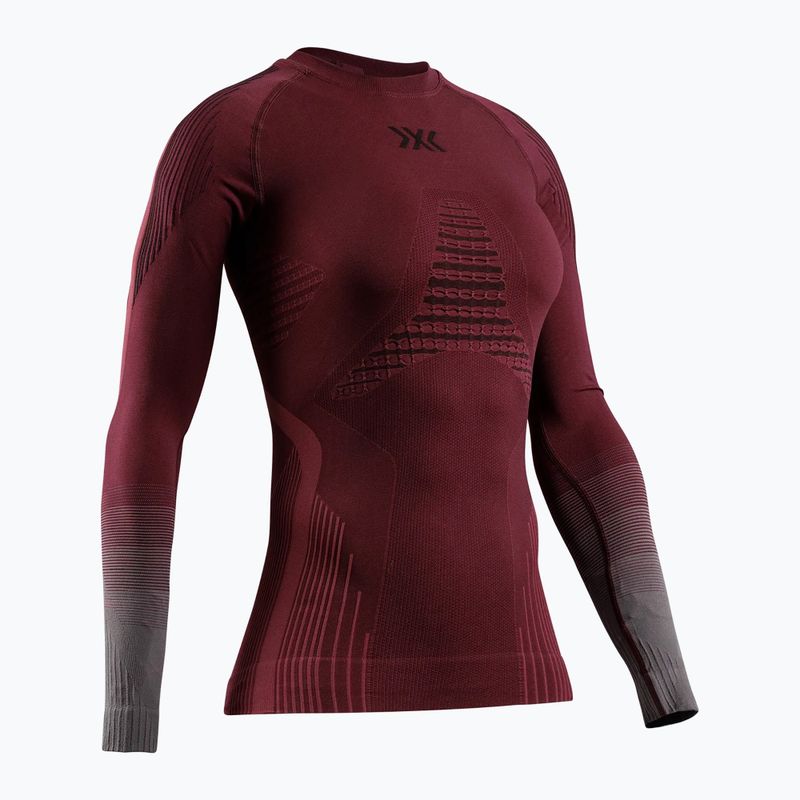 Dámská termo mikina X-Bionic Invent Graphics LS oxide red/x black 10