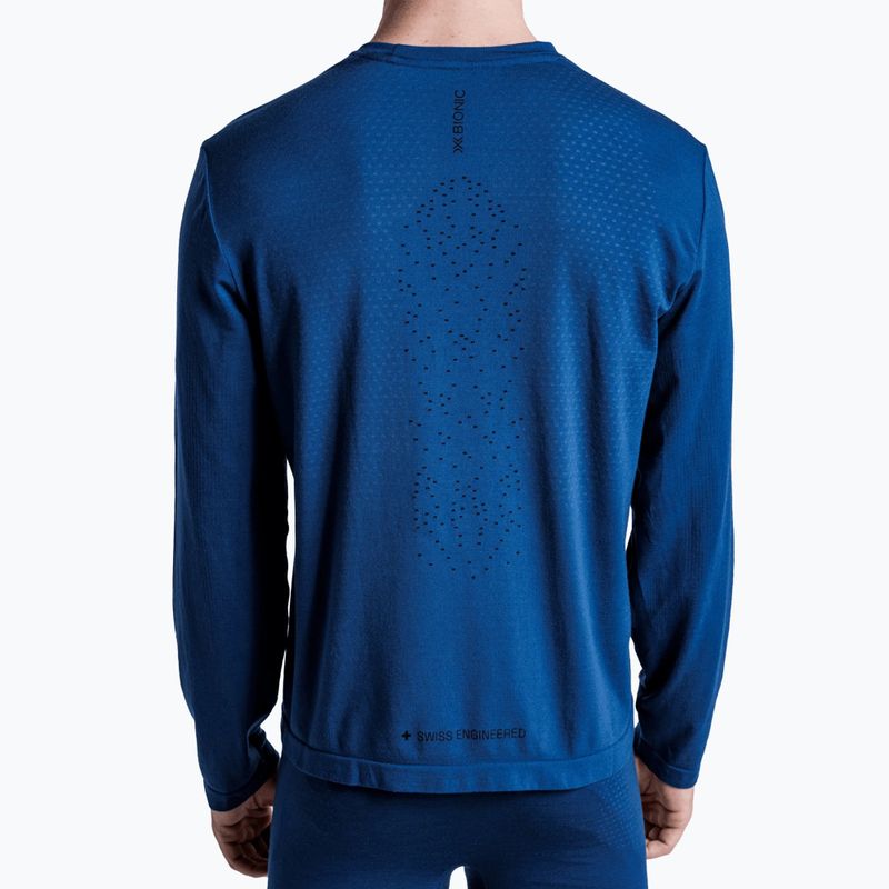 Pánská termo mikina X-Bionic Mightywool Light Shirt neo navy 3