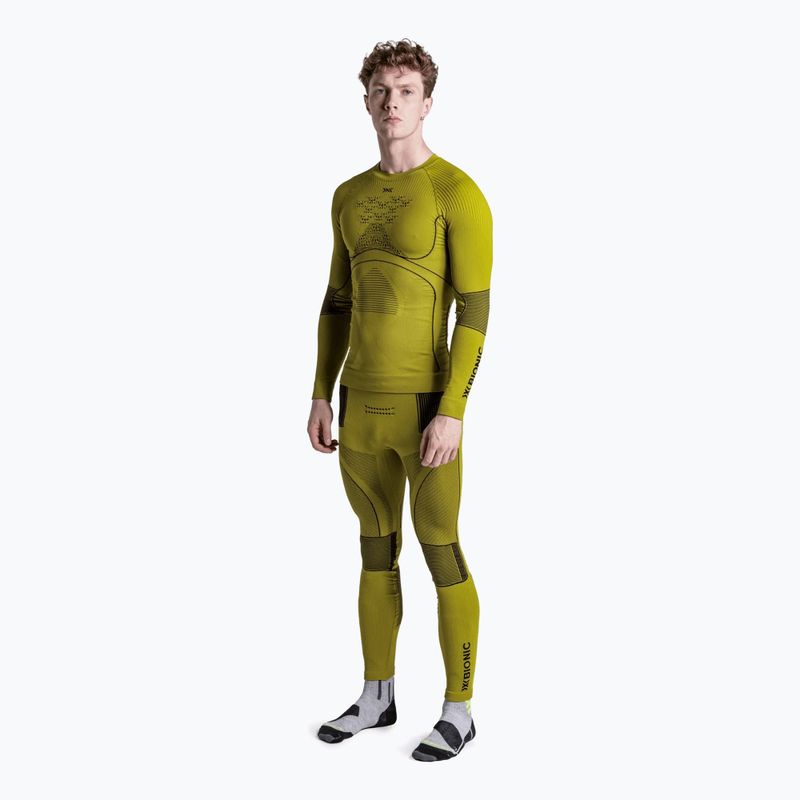 Pánská termo mikina X-Bionic Energy Accumulator 4.0 moss green 2
