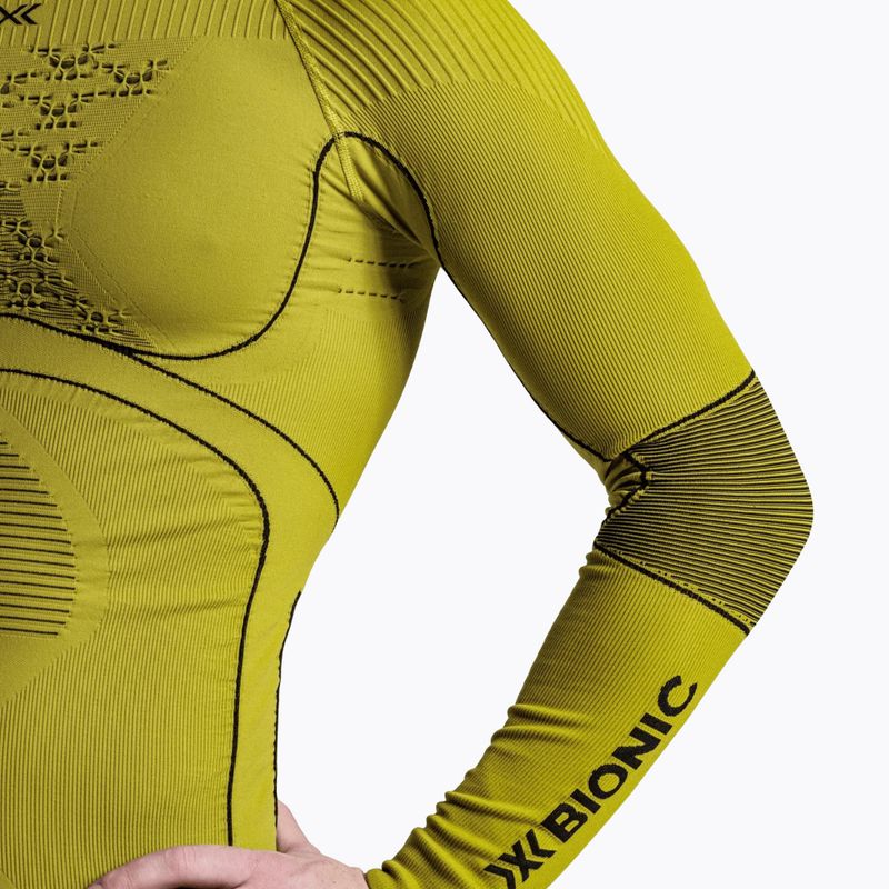 Pánská termo mikina X-Bionic Energy Accumulator 4.0 moss green 7