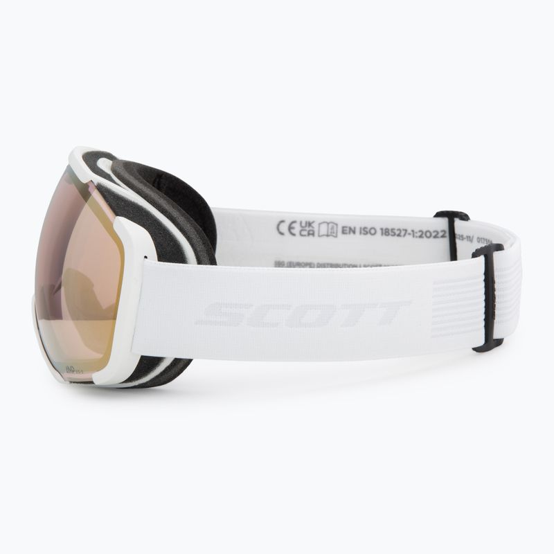 Lyžařské brýle SCOTT Faze II LS mineral white/light sensitive bronze chrome 4