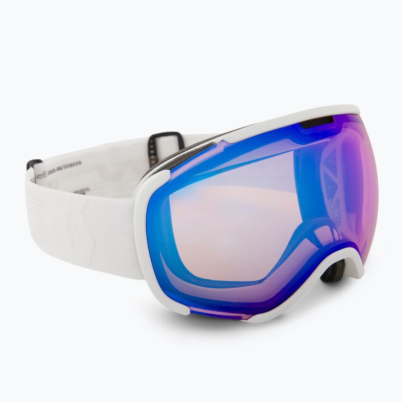 Lyžařské brýle SCOTT Faze II mineral white/amp illuminator blue chrome