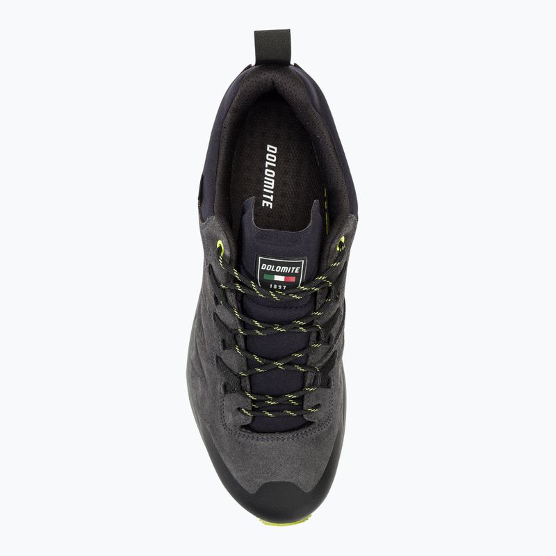 Pánské turistické boty Dolomite Croda Nera GTX grey/lime green 5