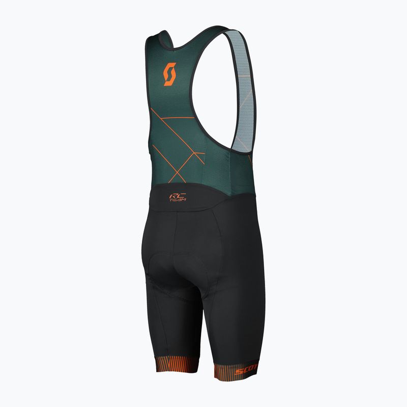 Pánské cyklistické kraťasy  SCOTT RC Team +++ Bibshorts aruba green/braze orange 2