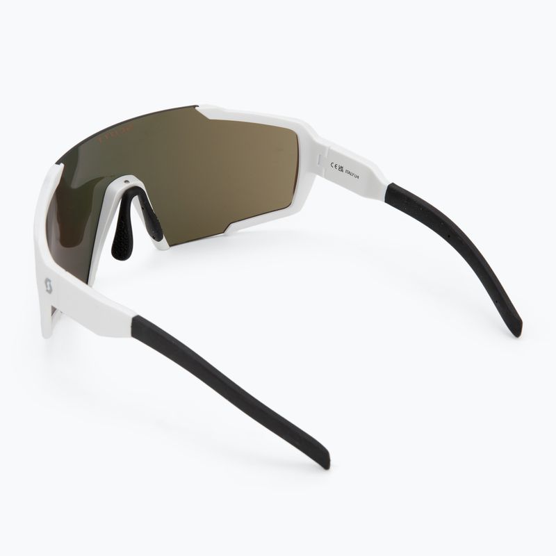 Sluneční brýle SCOTT Shield Compact bílý mat/červený chrom 2
