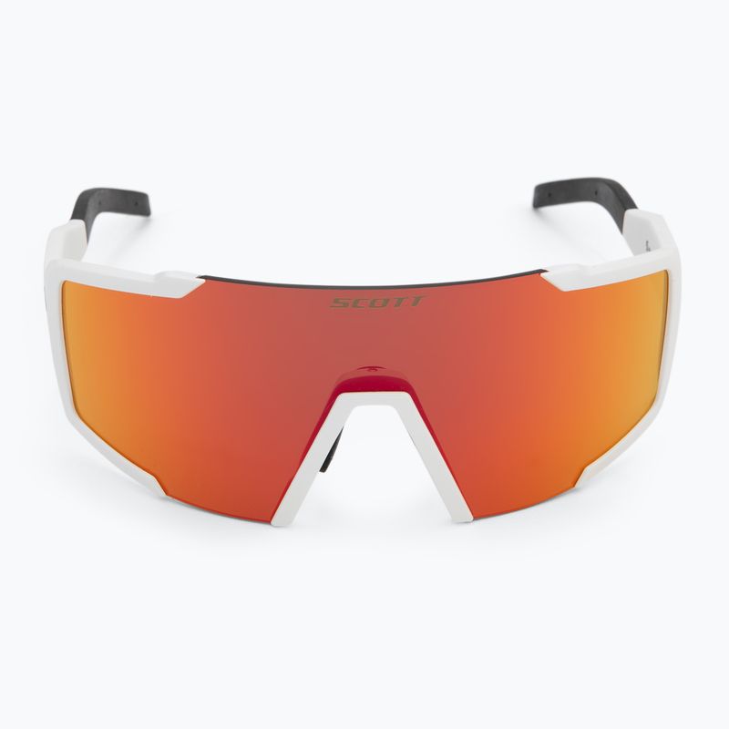 Sluneční brýle SCOTT Shield Compact bílý mat/červený chrom 3