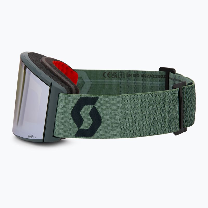Lyžařské brýle SCOTT React AMP Pro soft green/black/amp pro white chrome/pro green 5