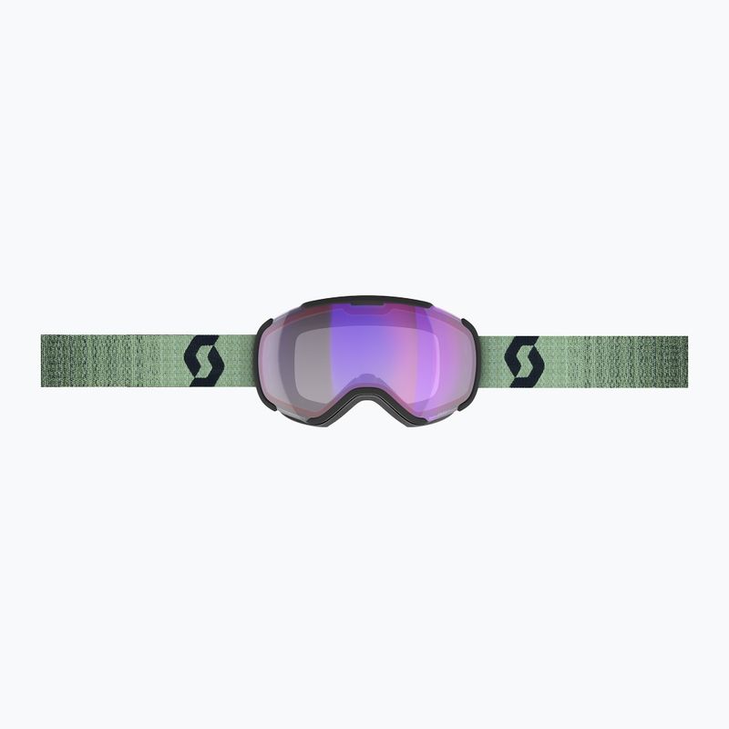 Lyžařské brýle SCOTT Faze II LS soft green/black/light sensitive blue chrome 2