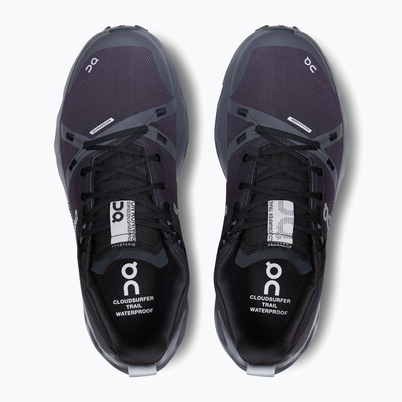 Dámské běžecké boty On Cloudsurfer Trail Waterproof black/eclipse 12