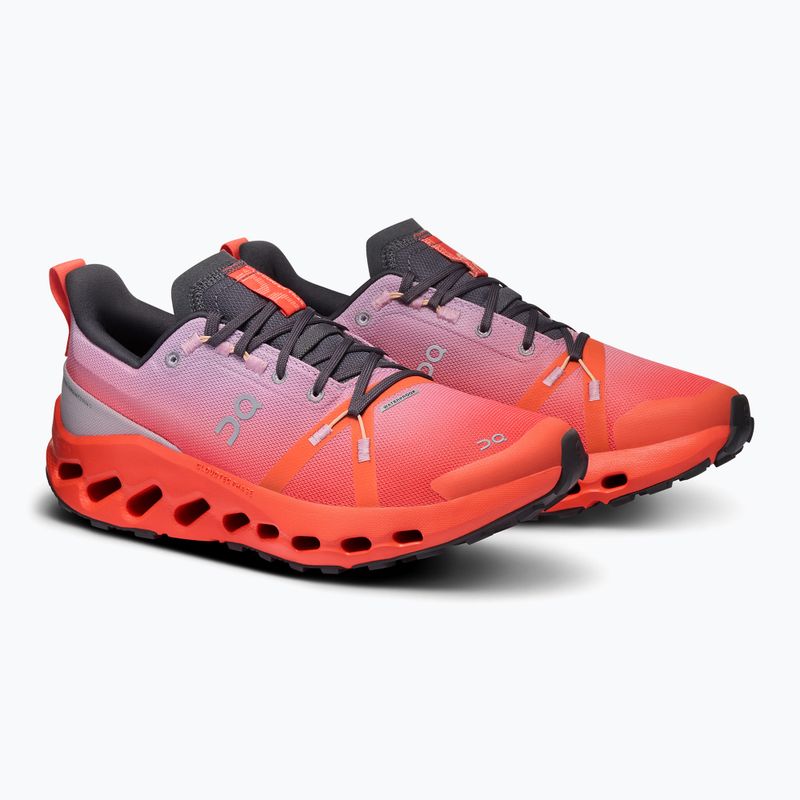 Dámské běžecké boty On Running Cloudsurfer Trail Waterproof mauve/flame 8