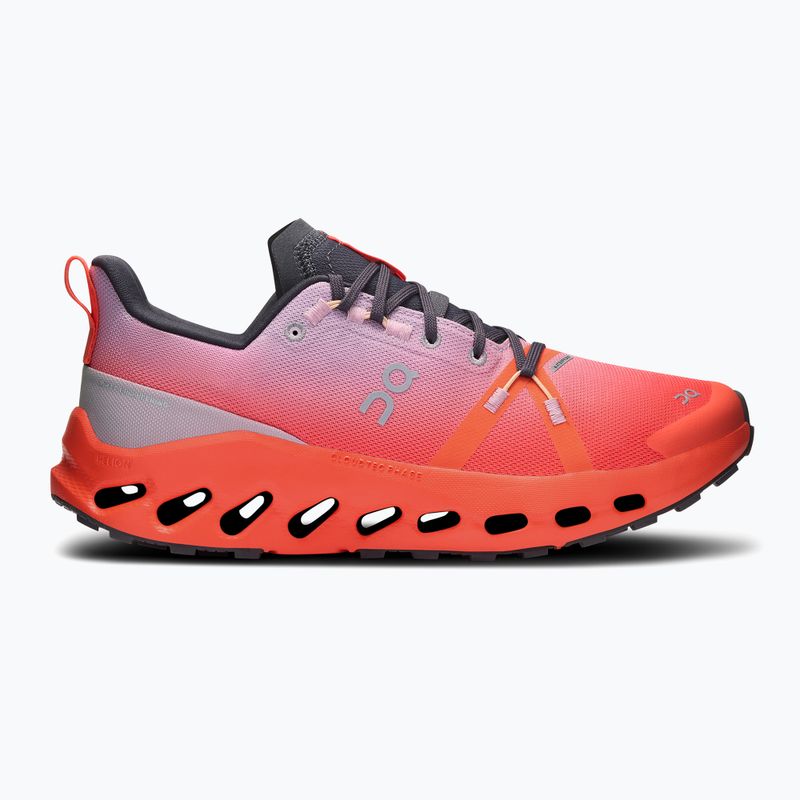 Dámské běžecké boty On Running Cloudsurfer Trail Waterproof mauve/flame 9