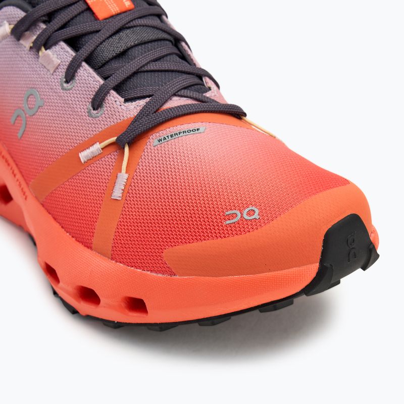 Dámské běžecké boty On Running Cloudsurfer Trail Waterproof mauve/flame 7