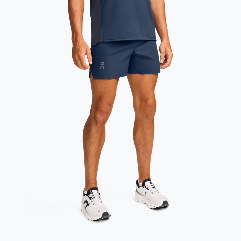 Pánské běžecké šortky On Running 5" Lightweight denim/black