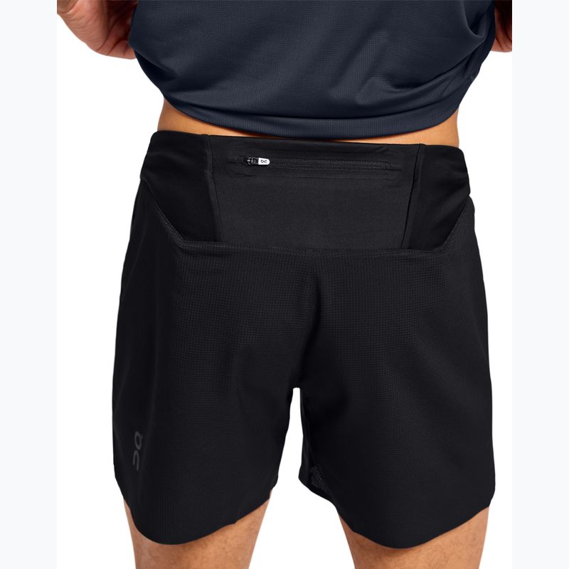 Pánské běžecké šortky On Running 5" Lightweight denim/black 4
