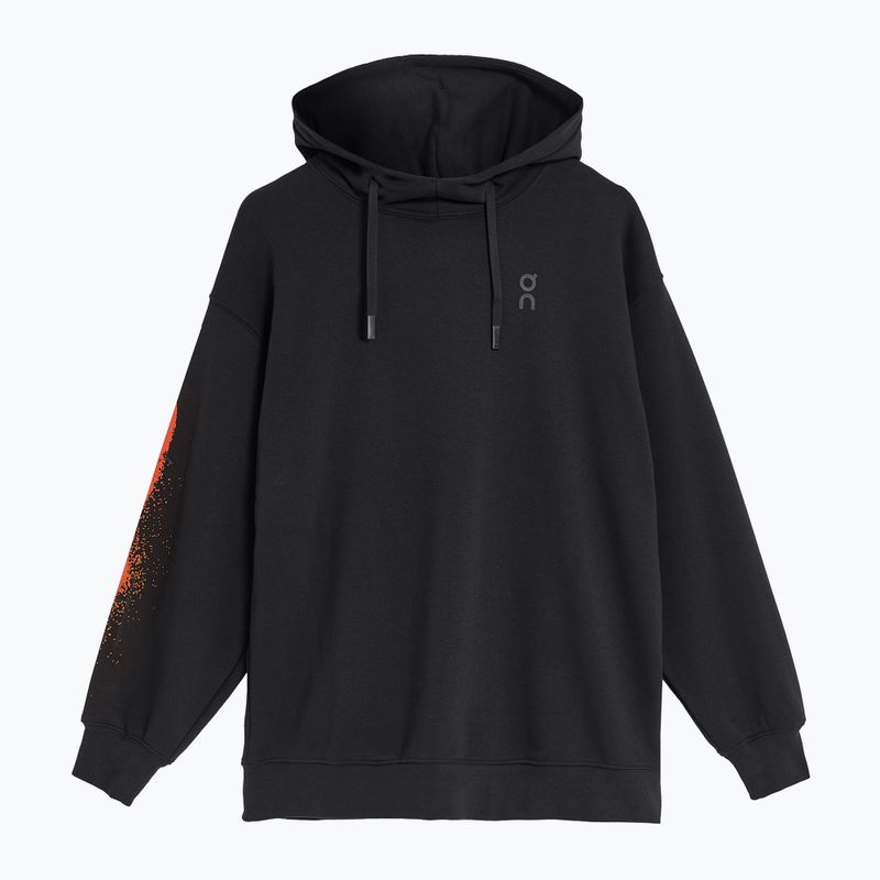 Pánská běžecká mikina On Running Club Hoodie Cloud black 7