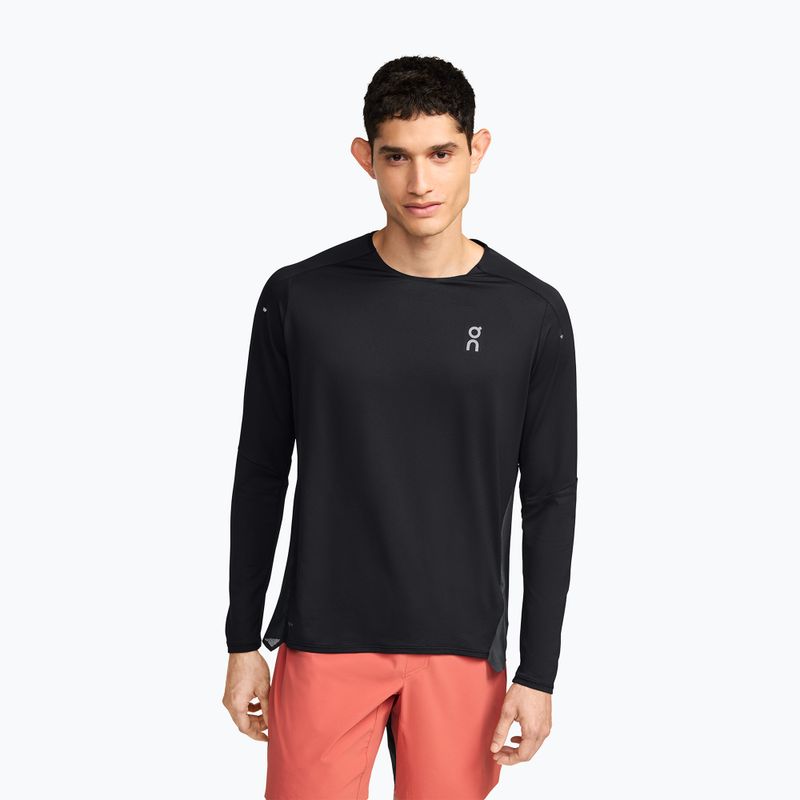 Pánské běžecké tričko longsleeve On Running Performance Long-T black/eclipse