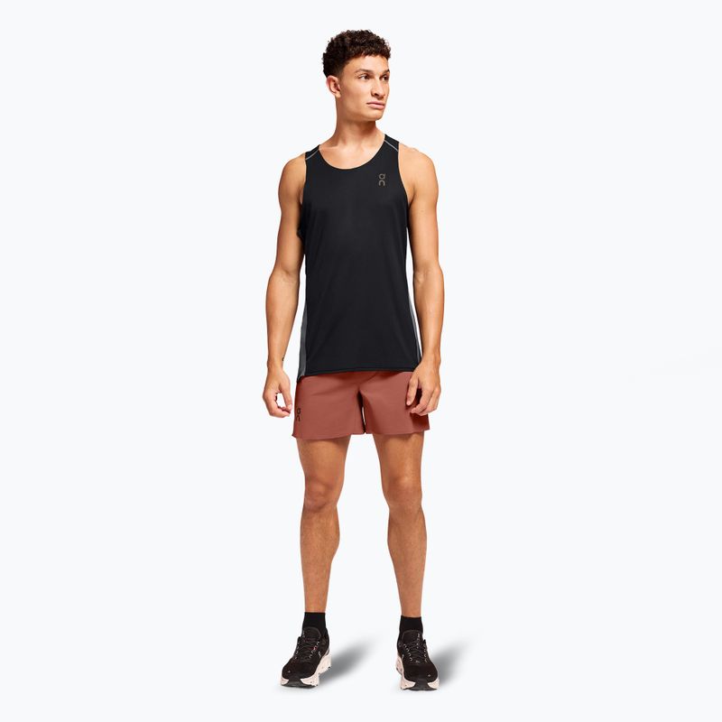 Pánské běžecké tílko tank top On Performance Tank black/eclipse 2
