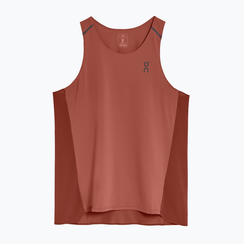 Pánské běžecké tílko On Running Performance Tank auburn/ruby