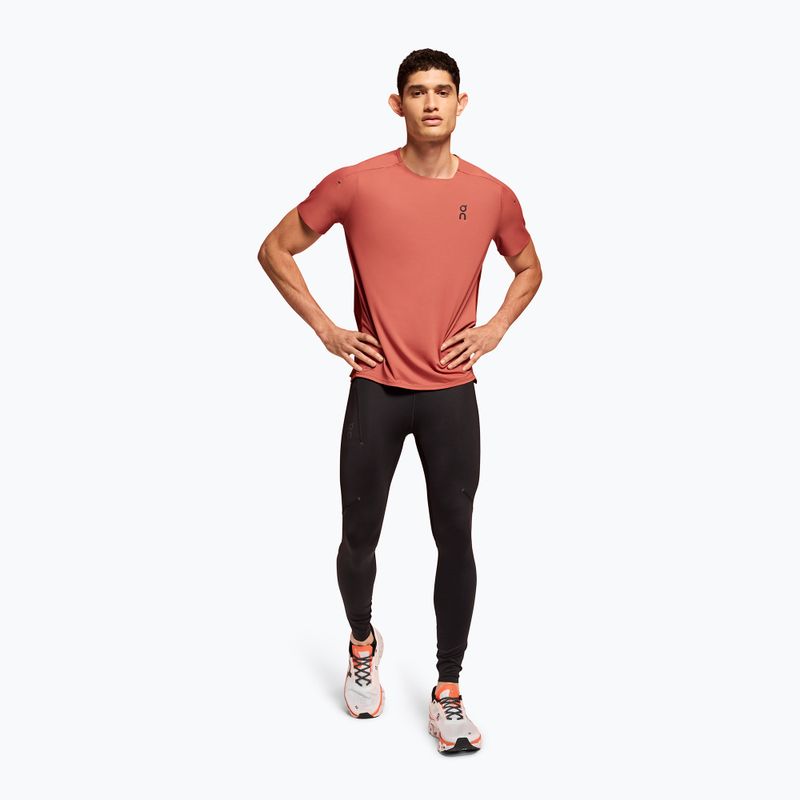 Pánské běžecké tričko On Running Performance-T auburn/ruby 2