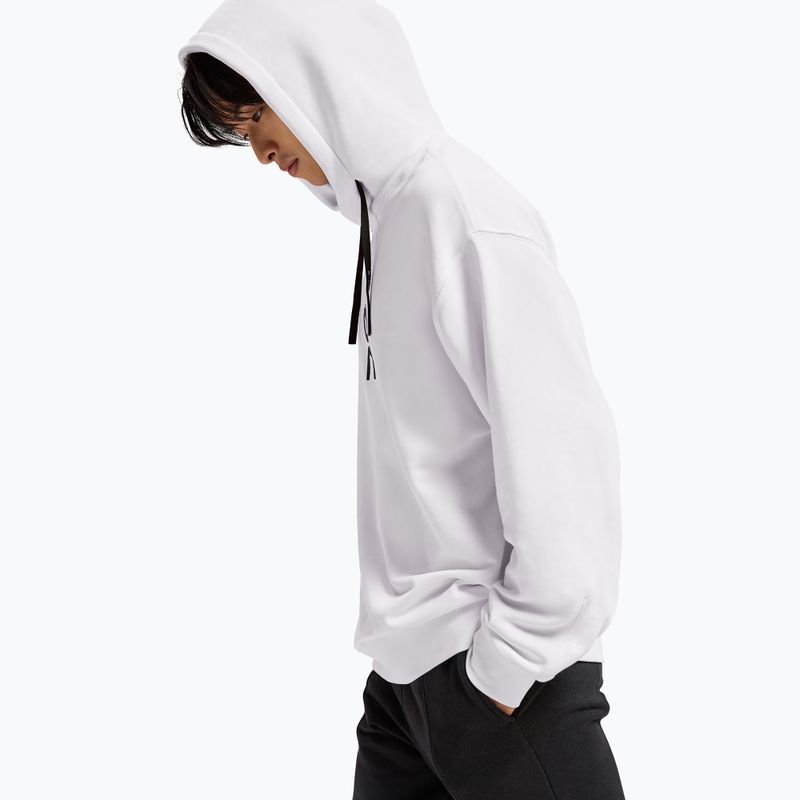 Pánská mikina s kapucí On Running Club Hoodie white 5