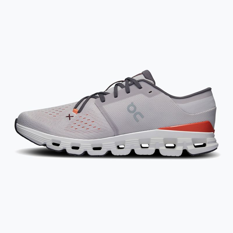 Pánské běžecké boty On Cloud X 4 silver/flame 10