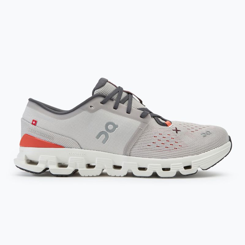 Pánské běžecké boty On Cloud X 4 silver/flame 2