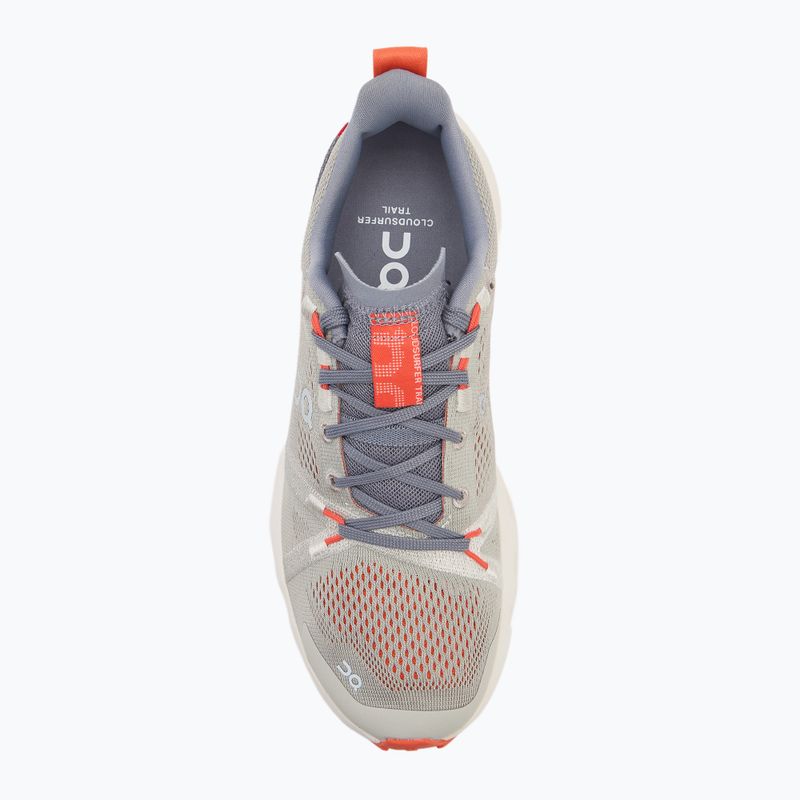 Dámské běžecké boty On Cloudsurfer Trail running fossil/ivory 5