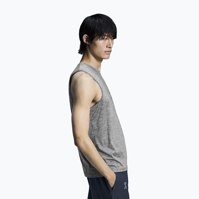Pánské běžecké tílko On Running Core Tank heather grey 4