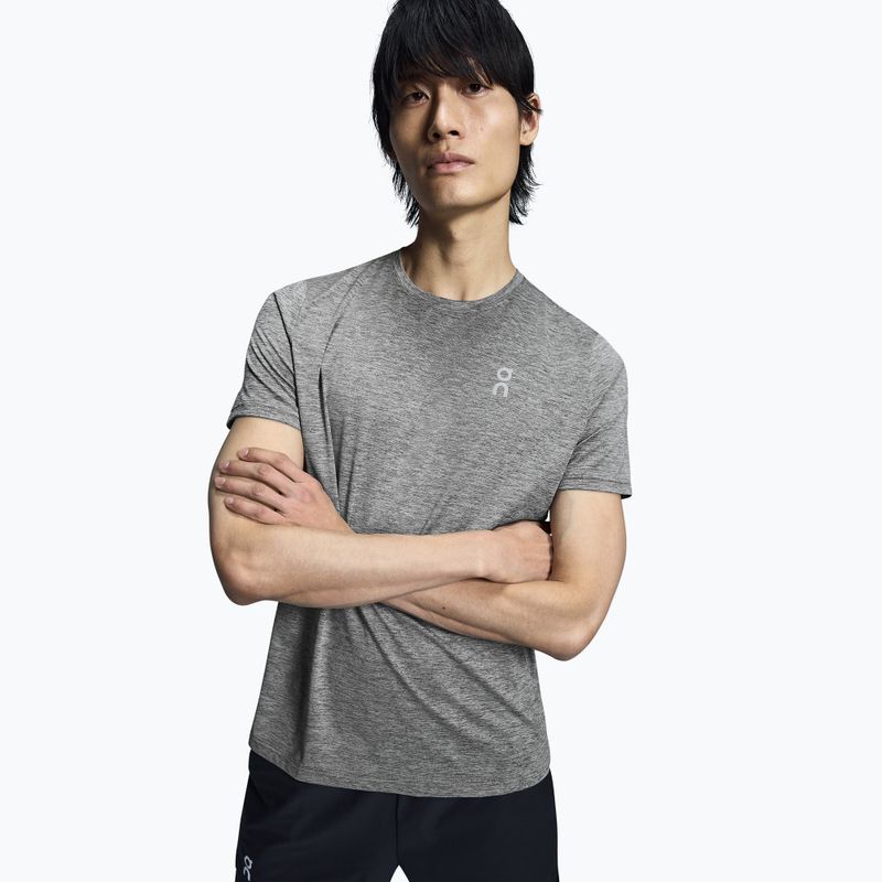 Pánské běžecké tričko On Core-T heather gray 4