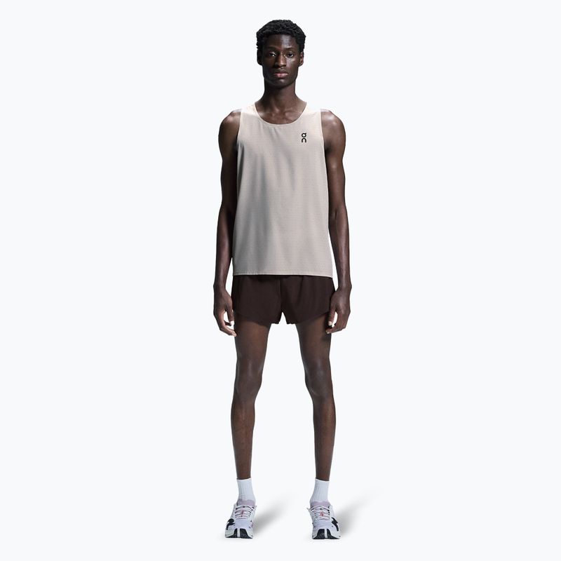 Pánské běžecké tílko On Running Race Singlet pearl 2