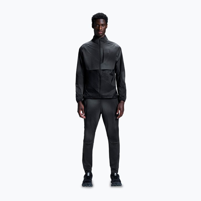 Pánské běžecké kalhoty On Running Weather Pants Lumos black 2