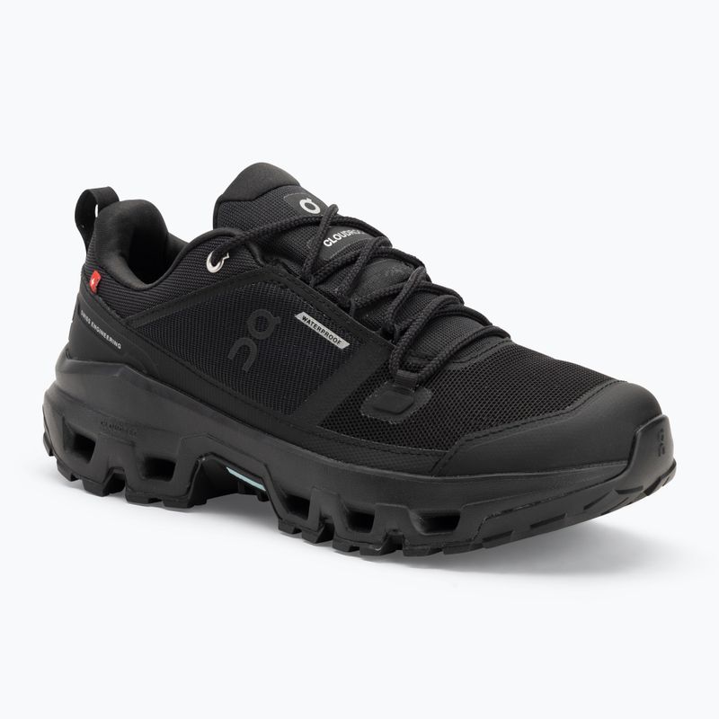 Pánské boty On Running Cloudrock Low Waterproof black/black