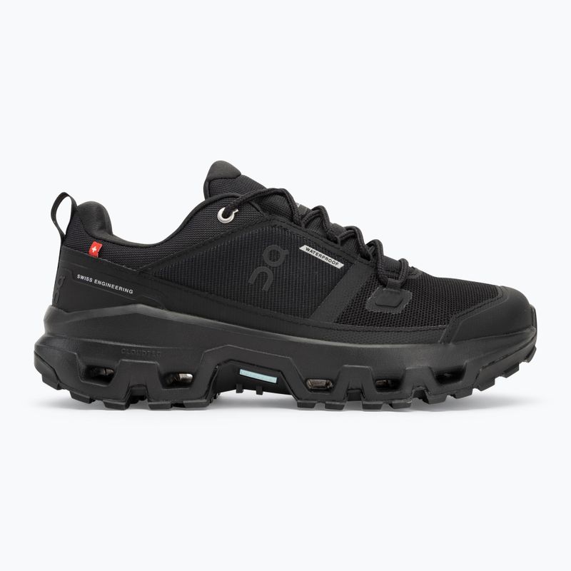 Pánské boty On Cloudrock Low Waterproof black/black 2