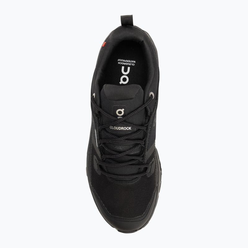 Pánské boty On Running Cloudrock Low Waterproof black/black 5