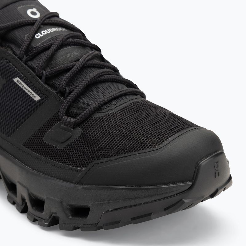 Pánské boty On Cloudrock Low Waterproof black/black 7