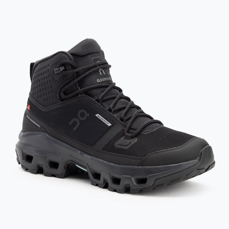 Pánské boty On Running Cloudrock Mid Waterproof black/black
