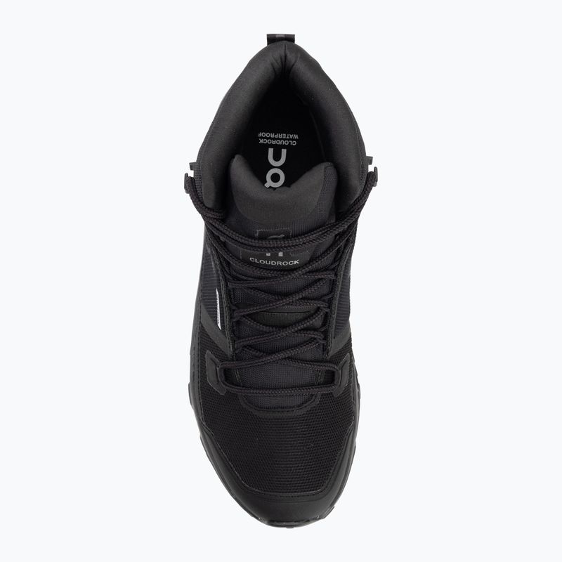 Pánské boty On Running Cloudrock Mid Waterproof black/black 5