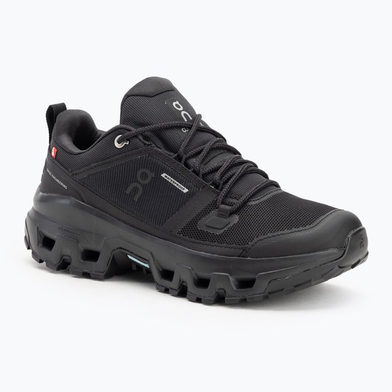 Dámské boty On Running Cloudrock Low Waterproof black/black