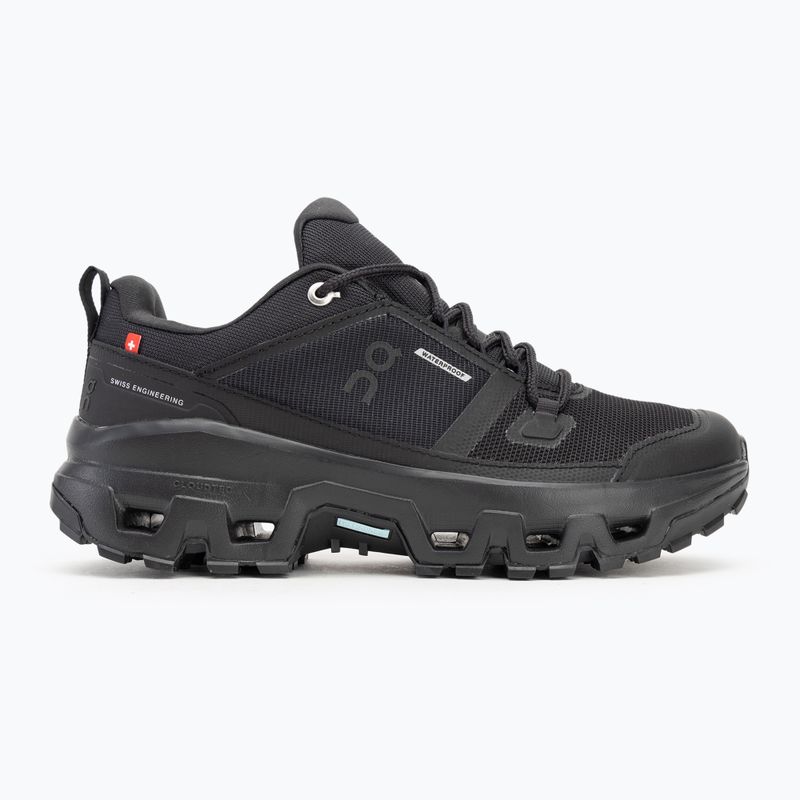 Dámské boty On Running Cloudrock Low Waterproof black/black 2