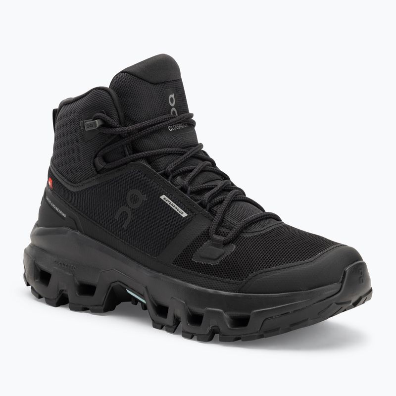 Dámské boty On Cloudrock Mid Waterproof black/black