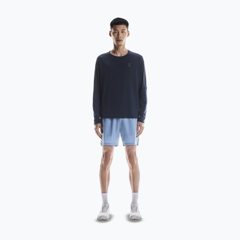 Pánské běžecké tričko Longsleeve On Performance Long-T navy/black 2
