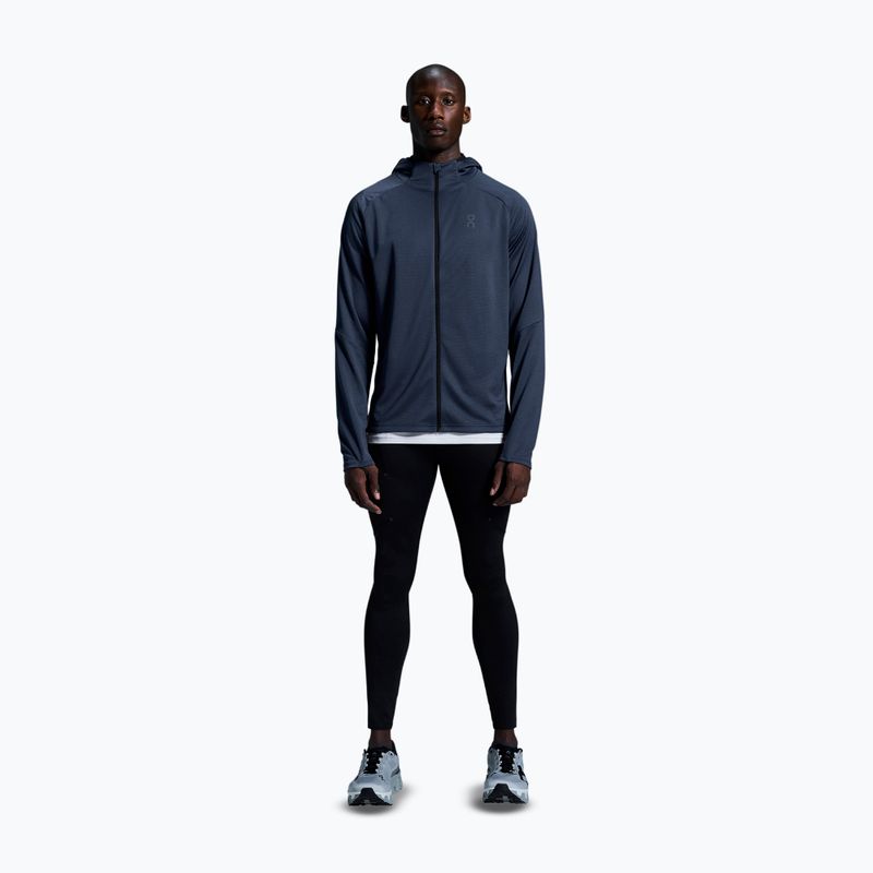 Pánská mikina On Running Climate Zip Hoodie midnight 2