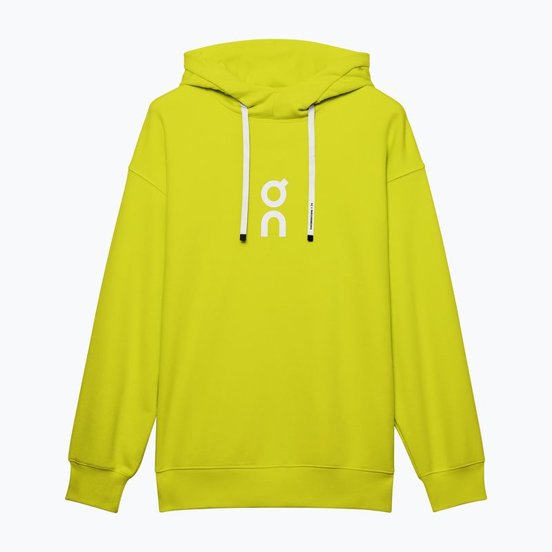 Pánská mikina s kapucí On Running Club Hoodie lime 5